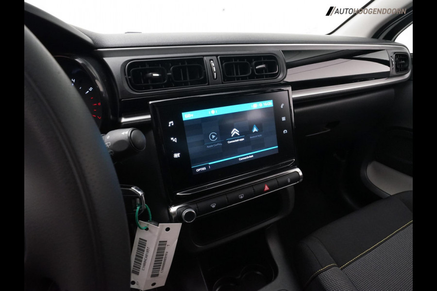 Citroën C3 1.2 PureTech Sport White (APPLE CARPLAY,LED,NAVIGATIE,PARKEERSENSOREN,CLIMATE,CRUISE,NIEUWE APK,TOPCONDITIE)