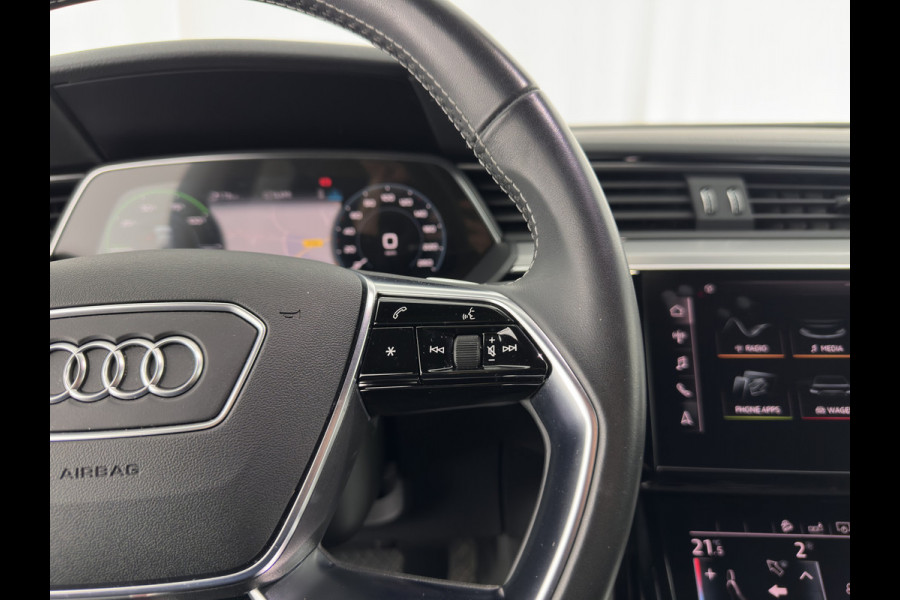 Audi e-tron 55 quattro advanced 95 kWh [3-Fase] {SOH-92%} *PANO | LUXURY-LEATHER | FULL-LED | BANG&OLUFSEN | ADAPTIVE-CRUISE | MEMORY-PACK | BLIND-SPOT | TOP-VIEW | SPORT/HEATED-SEATS | KEYLESS | DAB+ | ECC | PDC | 22''ALU*