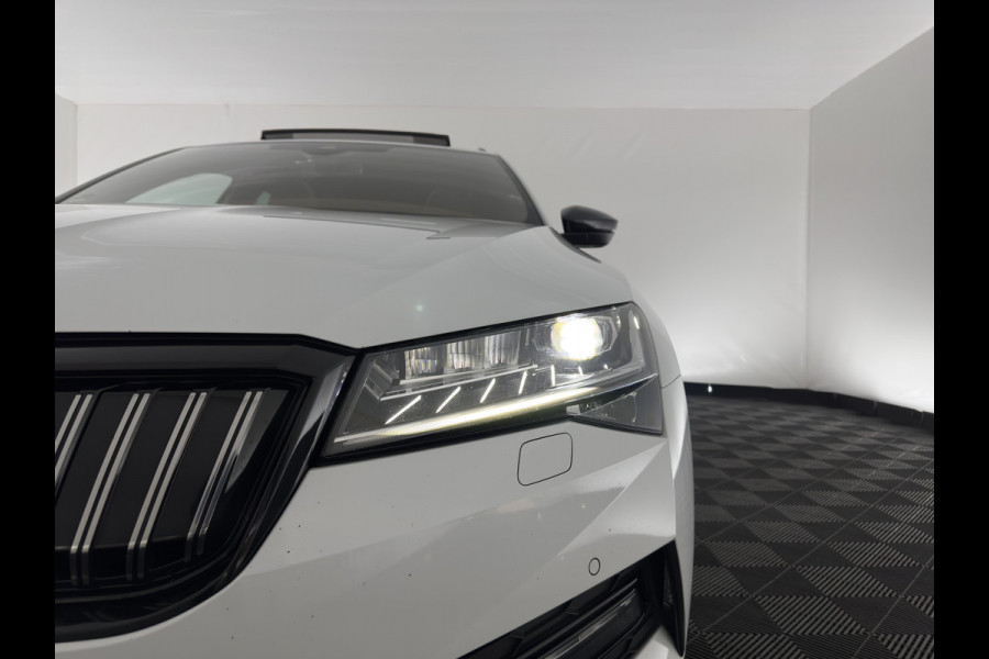 Škoda Superb Combi 1.4 TSI iV Plug-In Sportline Business {SOH-93%} (INCL-BTW) Aut. *PANO | LEATHER-ALCANTARA | FULL-LED | DIGI-COCKPIT | CANTON-SOUND | AMBIENT-LIGHT | CAMERA | NAVI-FULLMAP | DAB+ | KEYLESS | HEATED-SPORTSEATS | PRIVACY-GLASS | ECC | 19"ALU*