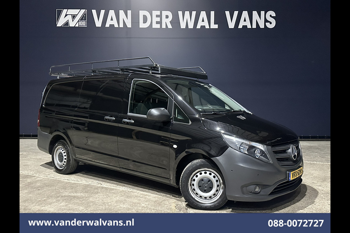 Mercedes-Benz Vito 110 CDI L2H1 Euro6 Airco | Imperiaal | Trekhaak | Navigatie | Camera Parkeersensoren, Bijrijdersbank