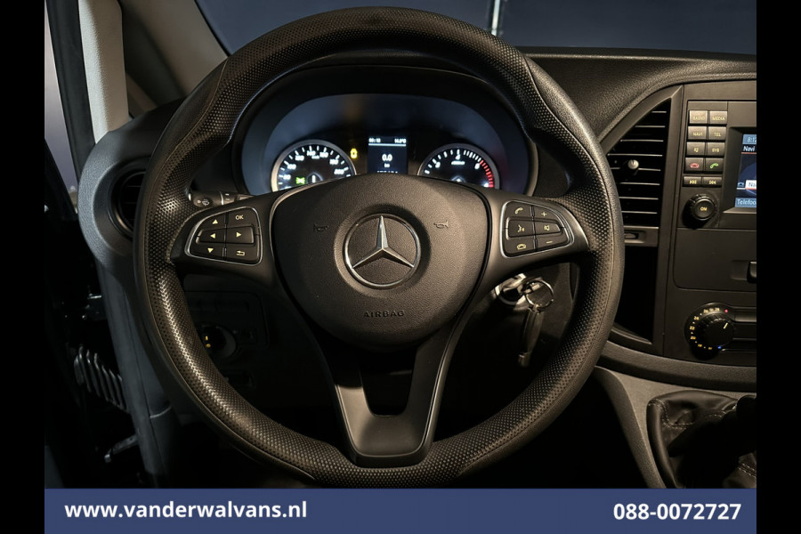 Mercedes-Benz Vito 110 CDI L2H1 Euro6 Airco | Imperiaal | Trekhaak | Navigatie | Camera Parkeersensoren, Bijrijdersbank