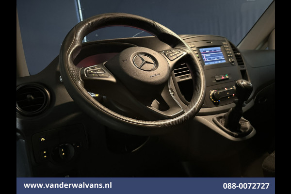 Mercedes-Benz Vito 110 CDI L2H1 Euro6 Airco | Imperiaal | Trekhaak | Navigatie | Camera Parkeersensoren, Bijrijdersbank