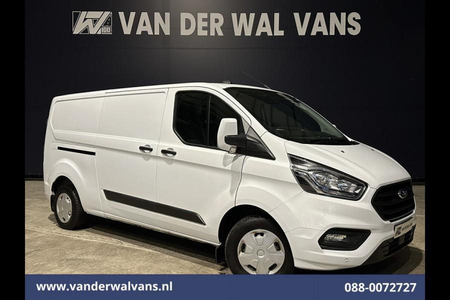 Ford Transit Custom 2.0 TDCI 131pk L2H1 Euro6 Airco | Apple Carplay | Android Auto | LED | Cruisecontrol Stoelverwarming, Verwarmde voorruit, Parkeersensoren, Bijrijdersbank, 2800kg trekvermogen
