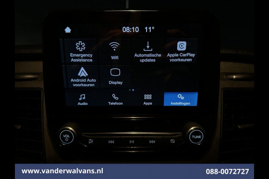 Ford Transit Custom 2.0 TDCI 131pk L2H1 Euro6 Airco | Apple Carplay | Android Auto | LED | Cruisecontrol Stoelverwarming, Verwarmde voorruit, Parkeersensoren, Bijrijdersbank, 2800kg trekvermogen