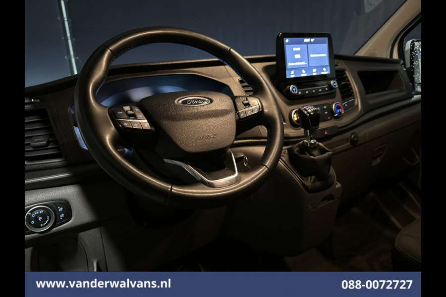 Ford Transit Custom 2.0 TDCI 131pk L2H1 Euro6 Airco | Apple Carplay | Android Auto | LED | Cruisecontrol Stoelverwarming, Verwarmde voorruit, Parkeersensoren, Bijrijdersbank, 2800kg trekvermogen
