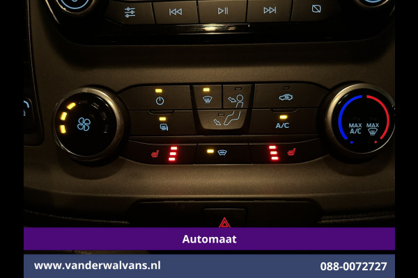 Ford Transit Custom 2.0 TDCI 130pk Automaat L1H1 Euro6 Airco | Camera | LED | Apple Carplay | Stoelverwarming Verwarmde voorruit, Parkeersensoren, Bijrijdersbank