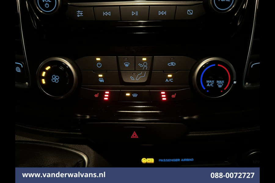Ford Transit Custom 2.0 TDCI 185pk L1H1 Euro6 Airco | Camera | Apple Carplay | Xenon | LM velgen | Cruisecontrol | Leder Elektrisch verstelbare bestuurdersstoel, Stoelverwarming, Verwarmde voorruit, Parkeersensoren, Achterklep