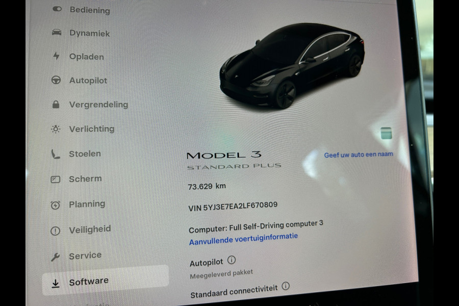 Tesla Model 3 Standard RWD Plus 60 kWh 87% SOH Trekhaak (1.000kg) Rijklaarprijs!