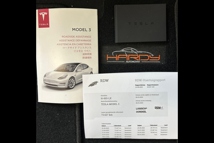 Tesla Model 3 Standard RWD Plus 60 kWh 87% SOH Trekhaak (1.000kg) Rijklaarprijs!
