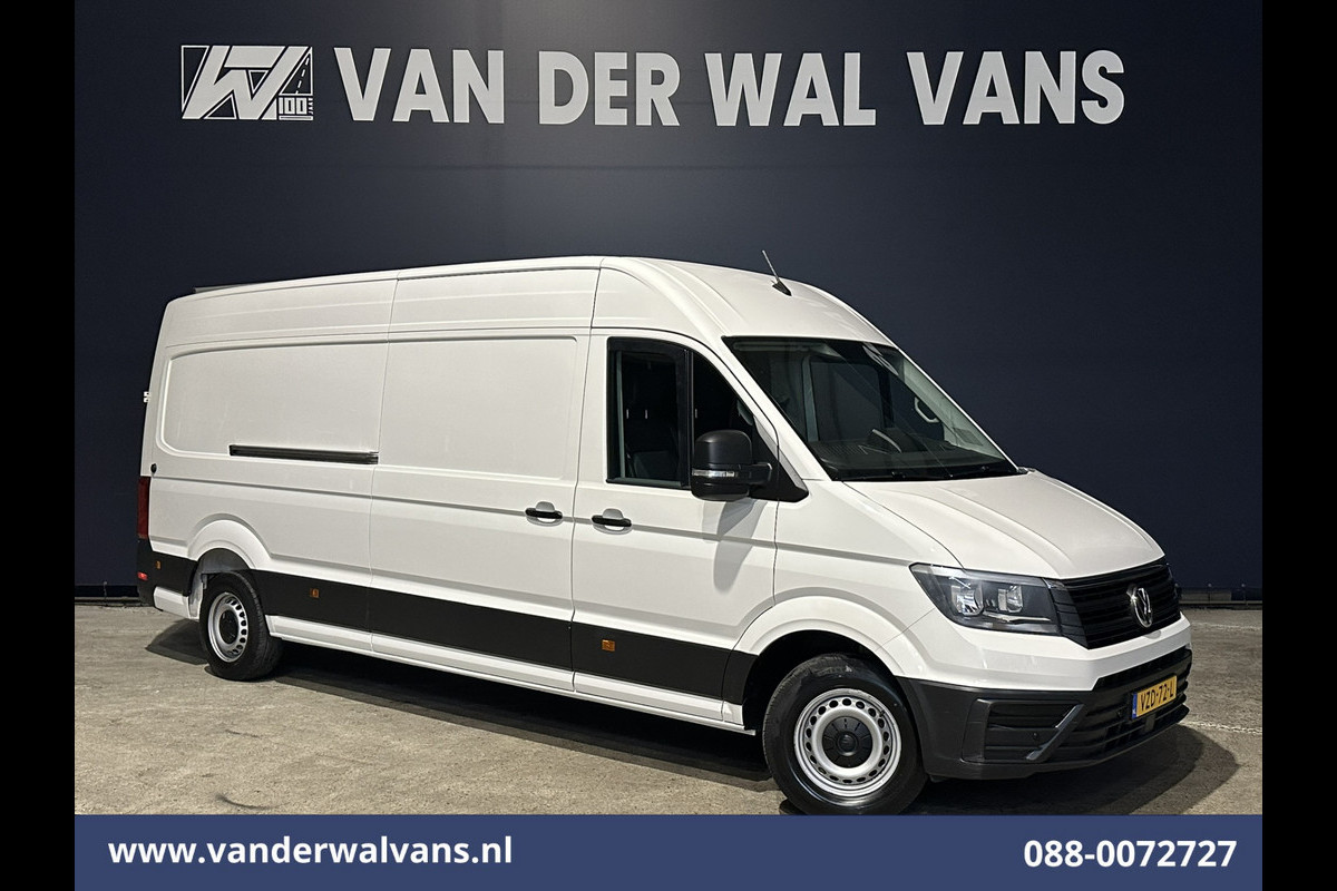 Volkswagen Crafter 2.0 TDI 140 pk L4H3 L3H2 Euro6 ** Airco | 3000kg trekhaak | Cruisecontrol | Parkeersensoren Bijrijdersbank