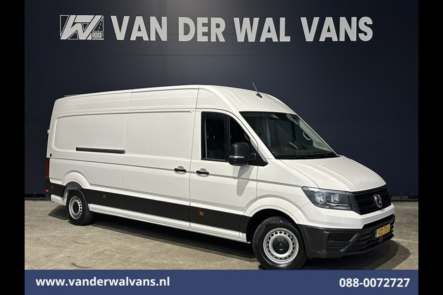 Volkswagen Crafter 2.0 TDI 140 pk L4H3 L3H2 Euro6 ** Airco | 3000kg trekhaak | Cruisecontrol | Parkeersensoren Bijrijdersbank