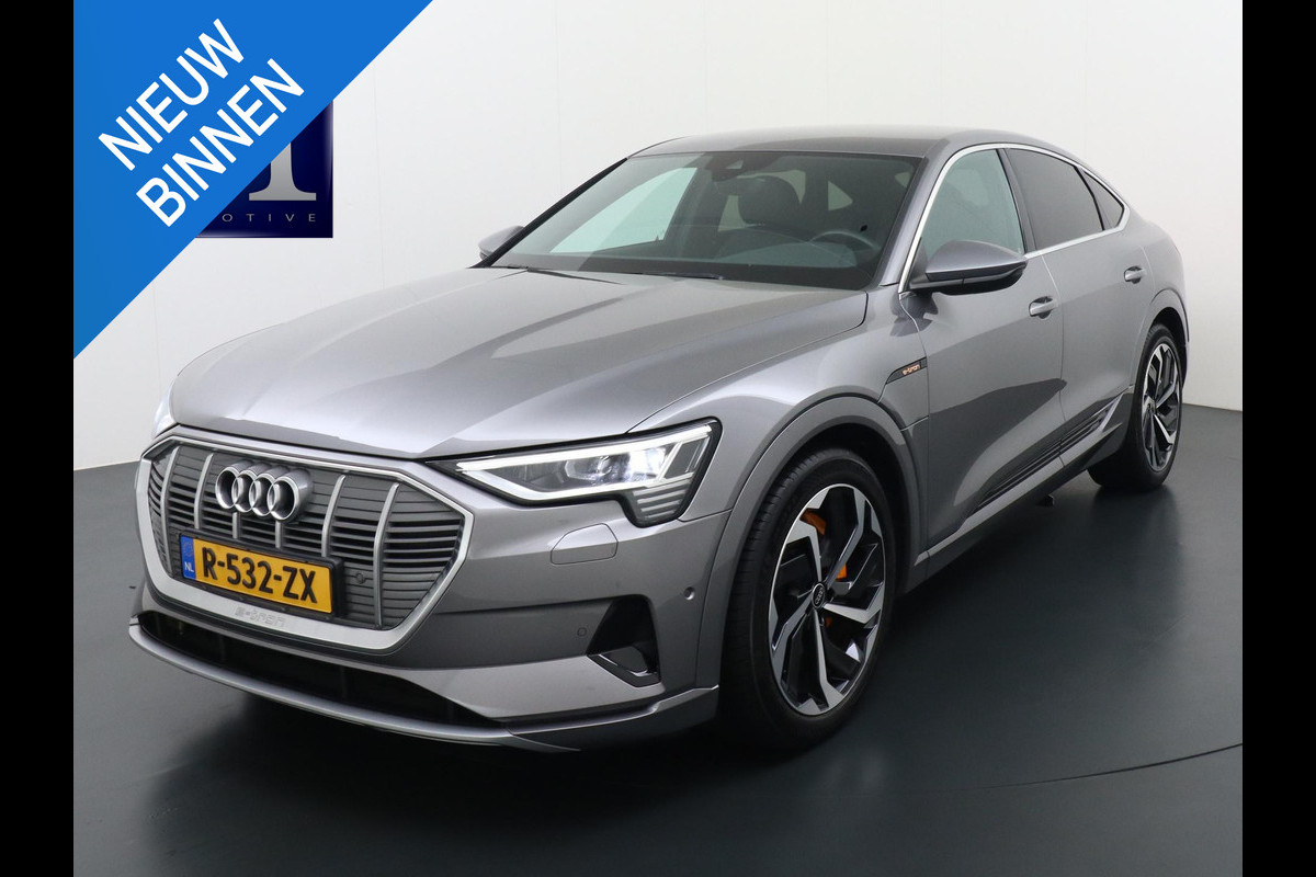 Audi e-tron Sportback 55 quattro Advanced edition 95 kWh VAN: 39.900,- VOOR: 37.440,- UW HERFSTVOORDEEL: 2.460,- | RIJKLAARPRIJS INCL. 12MND BOVAG | ADD. CRUISE CONTROL | CAMERA | LEDER
