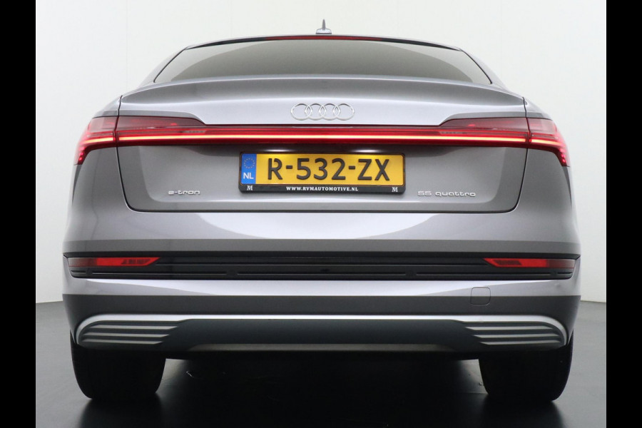 Audi e-tron Sportback 55 quattro Advanced edition 95 kWh VAN: 39.900,- VOOR: 37.440,- UW HERFSTVOORDEEL: 2.460,- | RIJKLAARPRIJS INCL. 12MND BOVAG | ADD. CRUISE CONTROL | CAMERA | LEDER