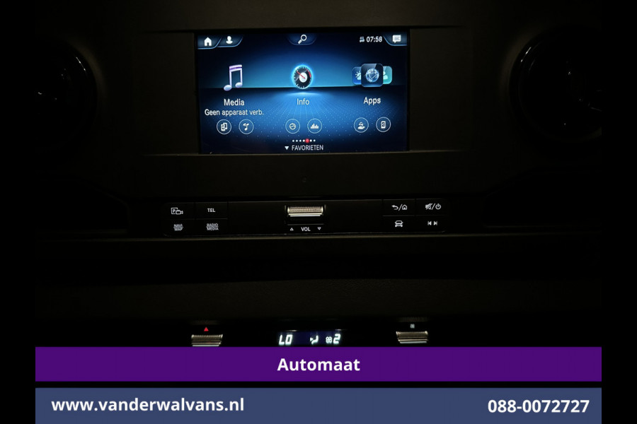 Mercedes-Benz Sprinter 316 CDI 164pk Automaat L2H2 Euro6 Airco | Camera | Navigatie | Apple Carplay | Android Auto Cruisecontrol, Chauffeursstoel, Stoelverwarming, Parkeersensoren, Bijrijdersbank