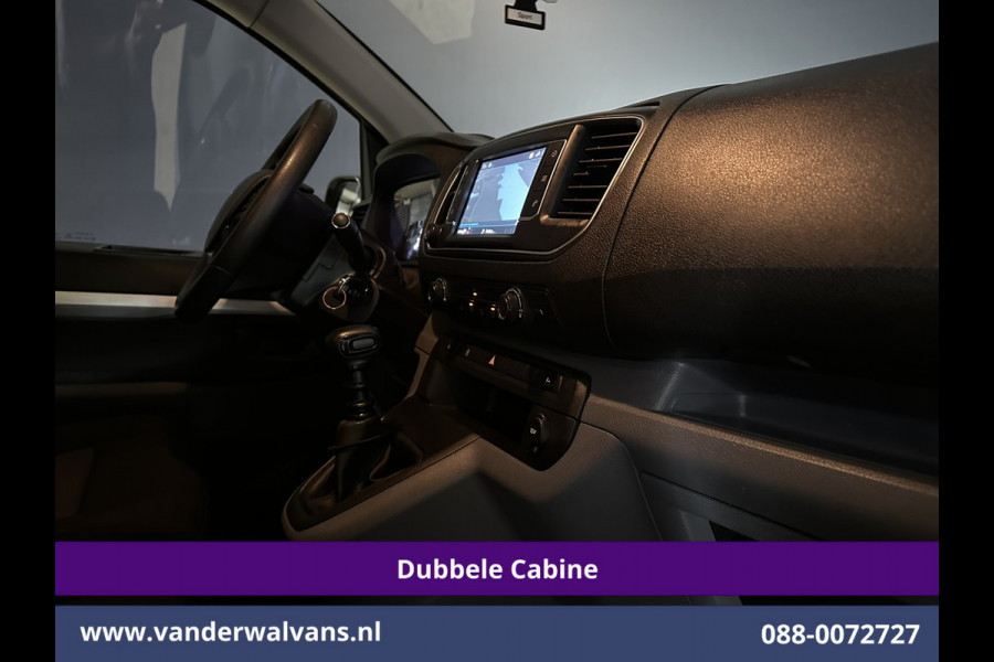 Peugeot Expert 2.0 BlueHDI 123pk L3H1 Dubbele Cabine Euro6 Airco | 6-Zits | Navigatie | 2500kg Trekhaak Apple Carplay, Android Auto, Cruiscontrol, Parkeersensoren, Bijrijdersbank