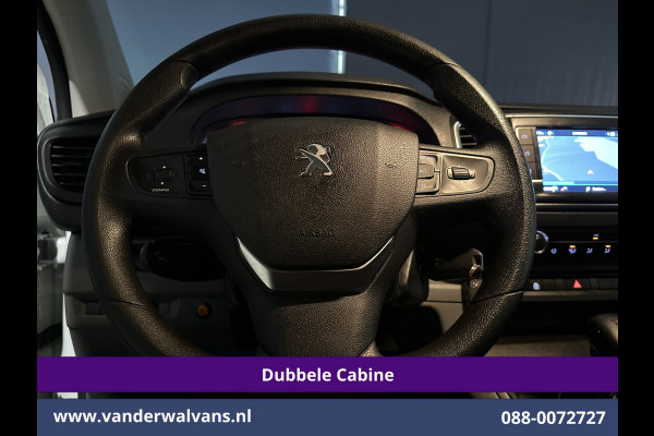 Peugeot Expert 2.0 BlueHDI 123pk L3H1 Dubbele Cabine Euro6 Airco | 6-Zits | Navigatie | 2500kg Trekhaak Apple Carplay, Android Auto, Cruiscontrol, Parkeersensoren, Bijrijdersbank