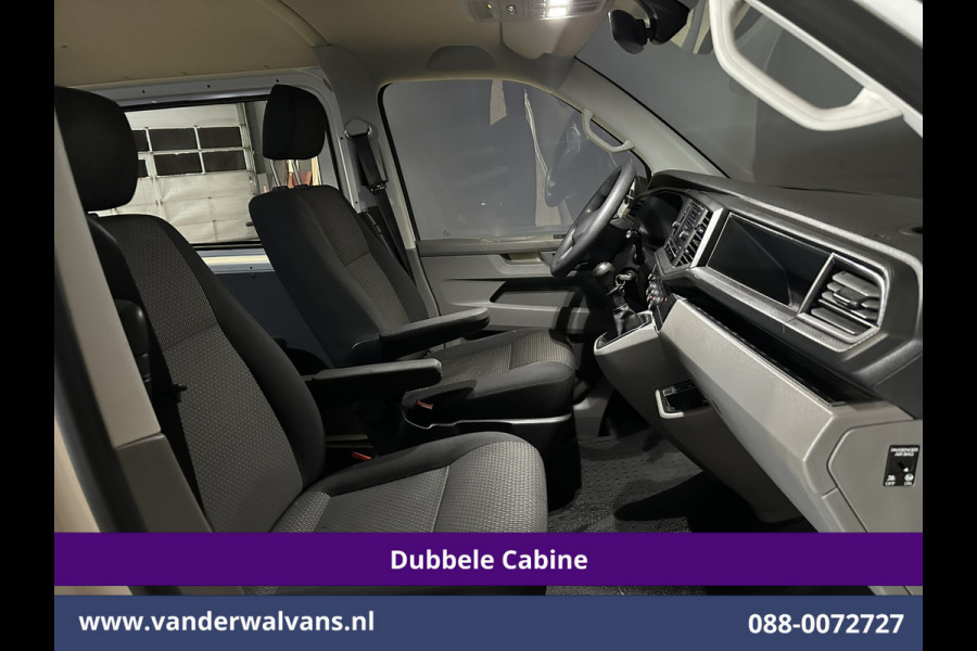 Volkswagen Transporter 2.0 TDI L2H1 Dubbele Cabine Euro6 Airco | 2200kg Trekhaak | Apple Carplay Cruiscontrol, Android Auto, 5-Zits, Parkeersensoren