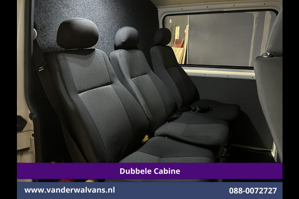Volkswagen Transporter 2.0 TDI L2H1 Dubbele Cabine Euro6 Airco | 2200kg Trekhaak | Apple Carplay Cruiscontrol, Android Auto, 5-Zits, Parkeersensoren