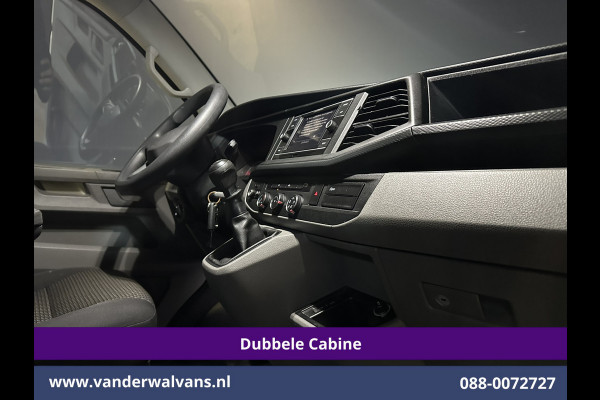 Volkswagen Transporter 2.0 TDI L2H1 Dubbele Cabine Euro6 Airco | 2200kg Trekhaak | Apple Carplay Cruiscontrol, Android Auto, 5-Zits, Parkeersensoren