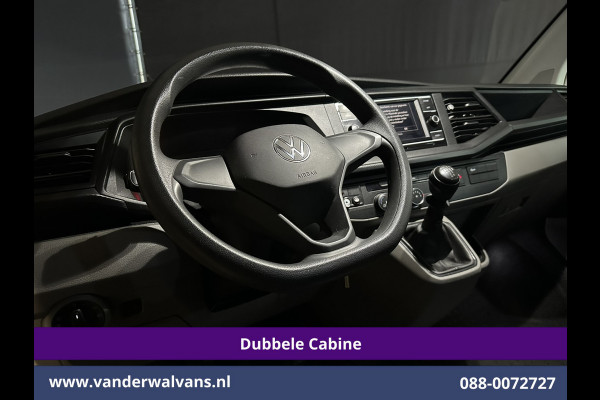 Volkswagen Transporter 2.0 TDI L2H1 Dubbele Cabine Euro6 Airco | 2200kg Trekhaak | Apple Carplay Cruiscontrol, Android Auto, 5-Zits, Parkeersensoren