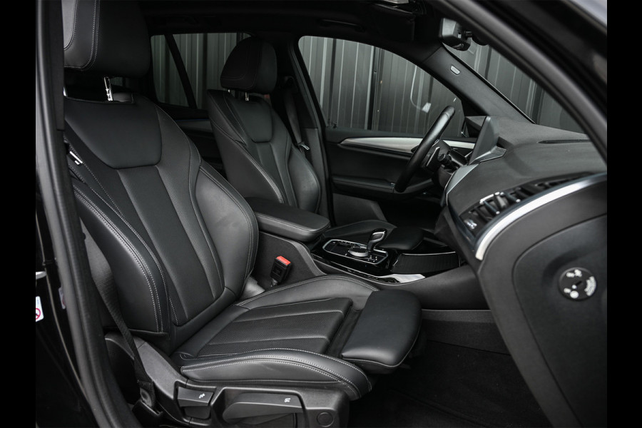 BMW X3 xDrive30e HIGH EXECUTIVE | M-SPORT | ACTIVE CRUISE | EL. TREKHAAK | CAMERA | VIRTUAL COCKPIT | LEDER | STOELVERWARMING | SHADOW