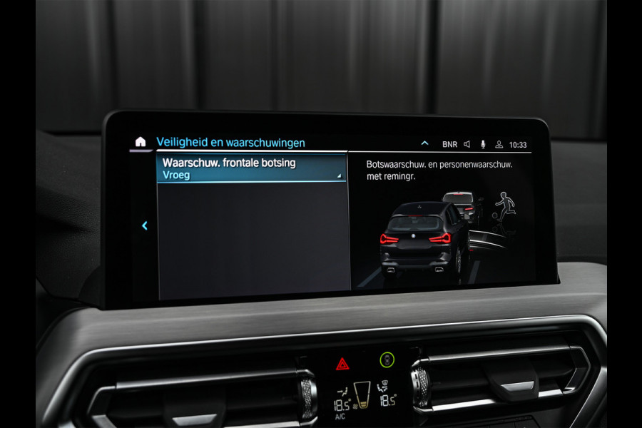 BMW X3 xDrive30e HIGH EXECUTIVE | M-SPORT | ACTIVE CRUISE | EL. TREKHAAK | CAMERA | VIRTUAL COCKPIT | LEDER | STOELVERWARMING | SHADOW