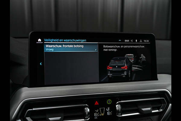 BMW X3 xDrive30e HIGH EXECUTIVE | M-SPORT | ACTIVE CRUISE | EL. TREKHAAK | CAMERA | VIRTUAL COCKPIT | LEDER | STOELVERWARMING | SHADOW