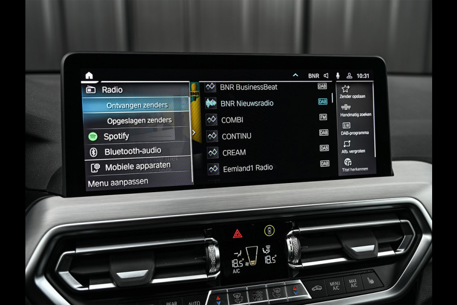 BMW X3 xDrive30e HIGH EXECUTIVE | M-SPORT | ACTIVE CRUISE | EL. TREKHAAK | CAMERA | VIRTUAL COCKPIT | LEDER | STOELVERWARMING | SHADOW