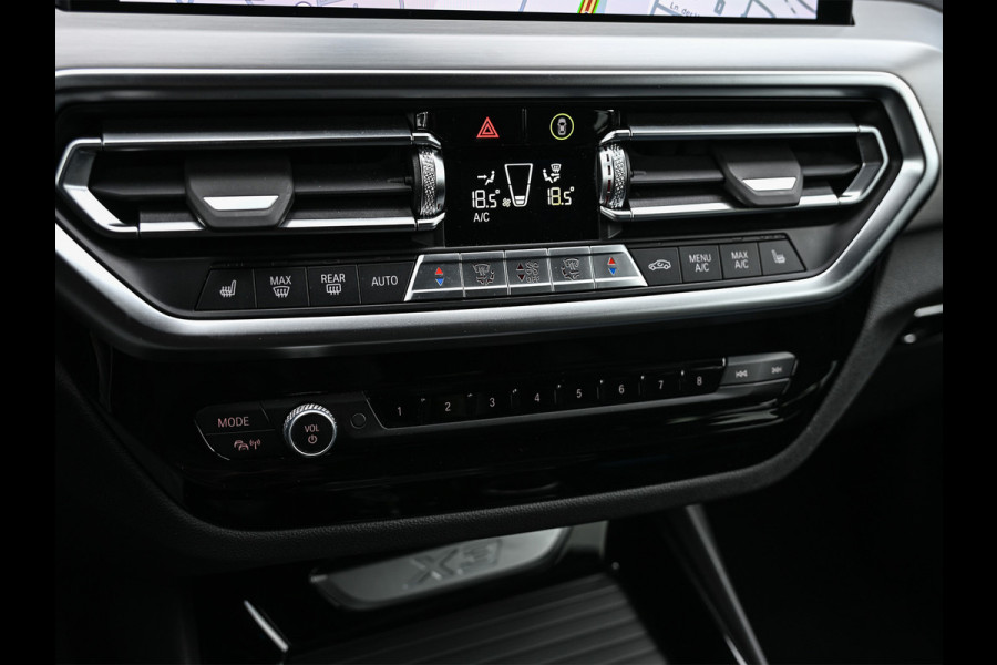 BMW X3 xDrive30e HIGH EXECUTIVE | M-SPORT | ACTIVE CRUISE | EL. TREKHAAK | CAMERA | VIRTUAL COCKPIT | LEDER | STOELVERWARMING | SHADOW