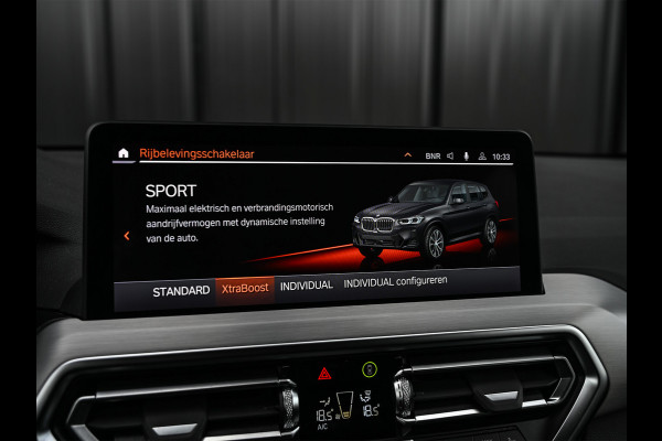 BMW X3 xDrive30e HIGH EXECUTIVE | M-SPORT | ACTIVE CRUISE | EL. TREKHAAK | CAMERA | VIRTUAL COCKPIT | LEDER | STOELVERWARMING | SHADOW
