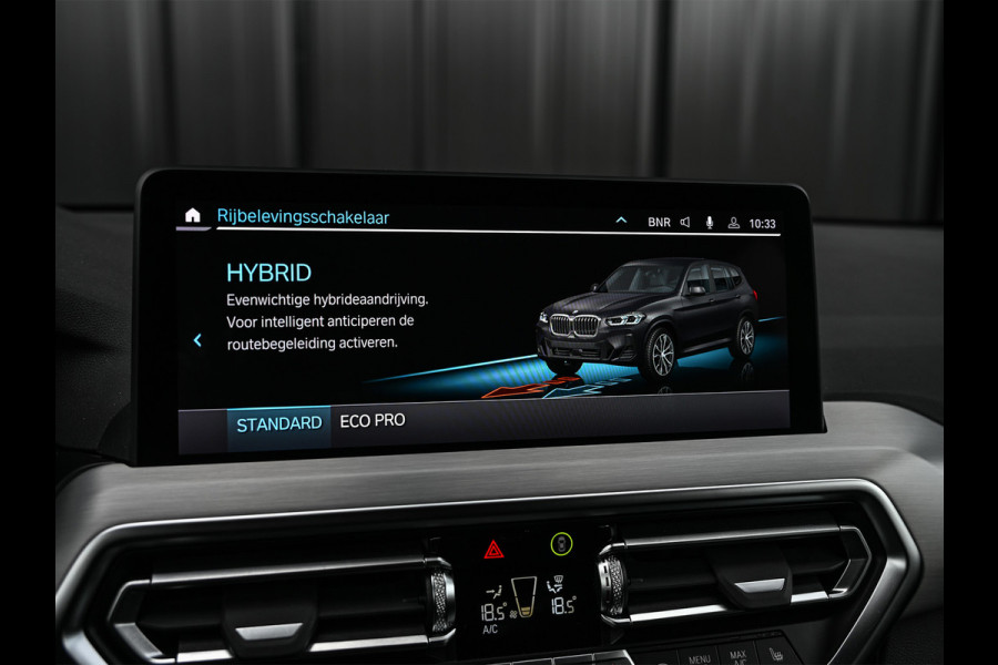 BMW X3 xDrive30e HIGH EXECUTIVE | M-SPORT | ACTIVE CRUISE | EL. TREKHAAK | CAMERA | VIRTUAL COCKPIT | LEDER | STOELVERWARMING | SHADOW