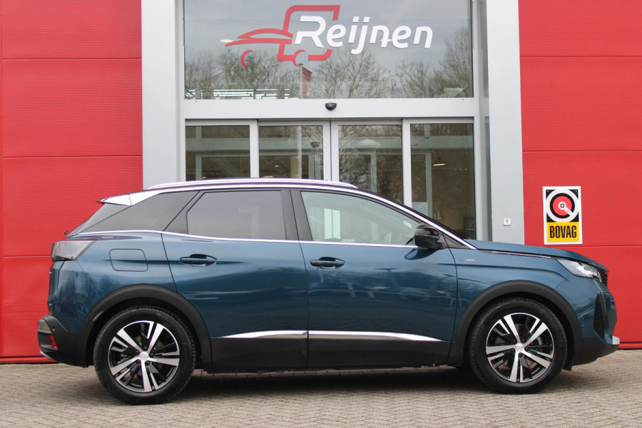 Peugeot 3008 1.6 HYbrid 225PK GT PACK BUSINESS | AFNEEMBARE TREKHAAK | COMFORT STOELEN MET MASSAGE FUNCTIE | PANORAMISCH SCHUIF/KANTEL DAK | ELEKTRISCH BEDIENBARE BESTUURDERSTOEL MET GEHEUGEN | MASSAGE FUNCTIE | STOEL VERWARMING | FOCAL AUDIO SYSTEM | AFNEEMBARE TREKHAAK | ALL SEASON BANDEN | 360° CAMERA | DRAADLOZE TELEFOONLADER | ELETRISCH BEDIENBARE ACHTERKLEP | ADAPTIVE CRUISE CONTROL | KEYLESS ENTRY/START | FULL LED KOPLAMPEN | DODEHOEK DETECTIE | APPLE CARPLAY/ANDROID AUTO |