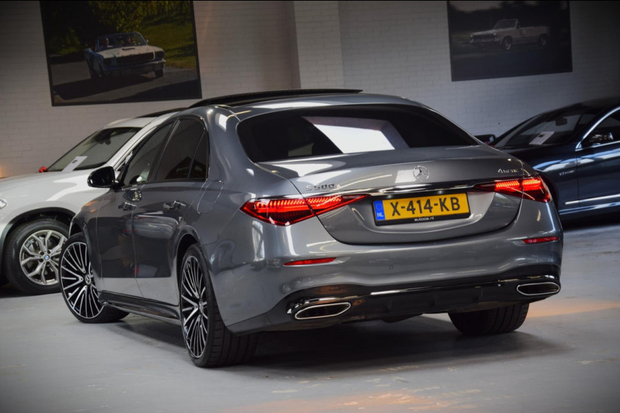 Mercedes-Benz S-Klasse 580 e 4MATIC Lang AMG Line Panoramadak|Org.NL|Dealer Onderhouden|BTW|Achterass-besturing