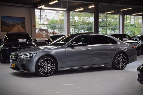 Mercedes-Benz S-Klasse 580 e 4MATIC Lang AMG Line Panoramadak|Org.NL|Dealer Onderhouden|BTW|Achterass-besturing
