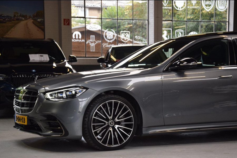 Mercedes-Benz S-Klasse 580 e 4MATIC Lang AMG Line Panoramadak|Org.NL|Dealer Onderhouden|BTW|Achterass-besturing