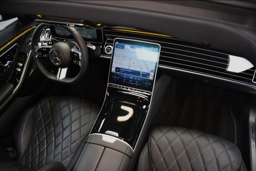 Mercedes-Benz S-Klasse 580 e 4MATIC Lang AMG Line Panoramadak|Org.NL|Dealer Onderhouden|BTW|Achterass-besturing