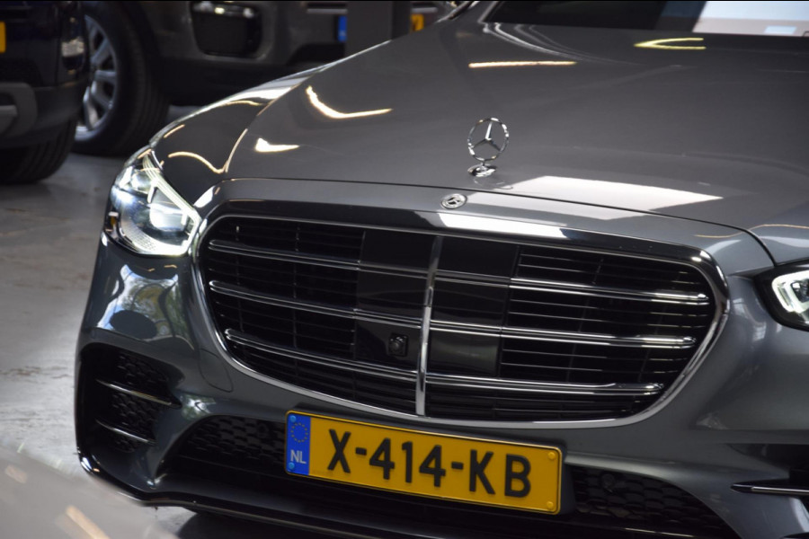 Mercedes-Benz S-Klasse 580 e 4MATIC Lang AMG Line Panoramadak|Org.NL|Dealer Onderhouden|BTW|Achterass-besturing