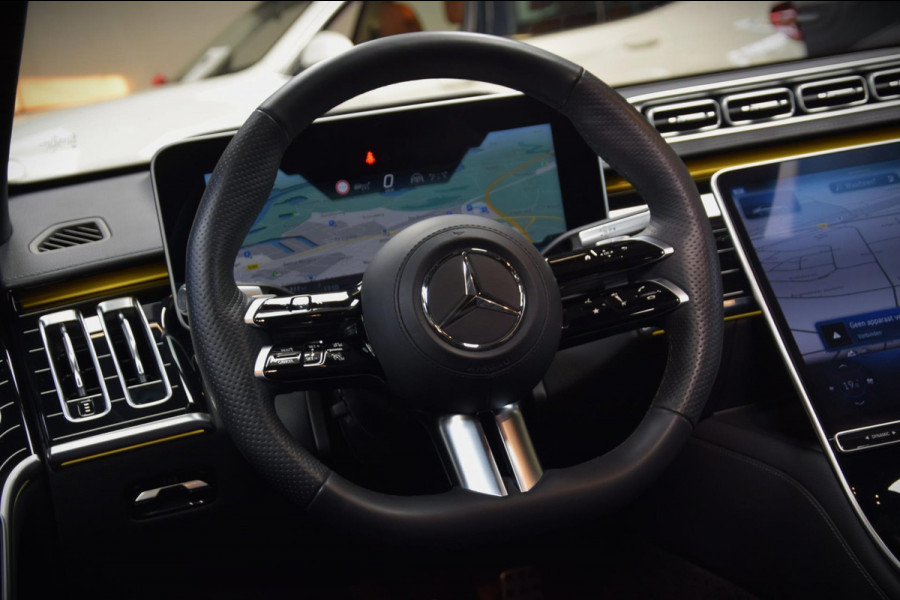 Mercedes-Benz S-Klasse 580 e 4MATIC Lang AMG Line Panoramadak|Org.NL|Dealer Onderhouden|BTW|Achterass-besturing