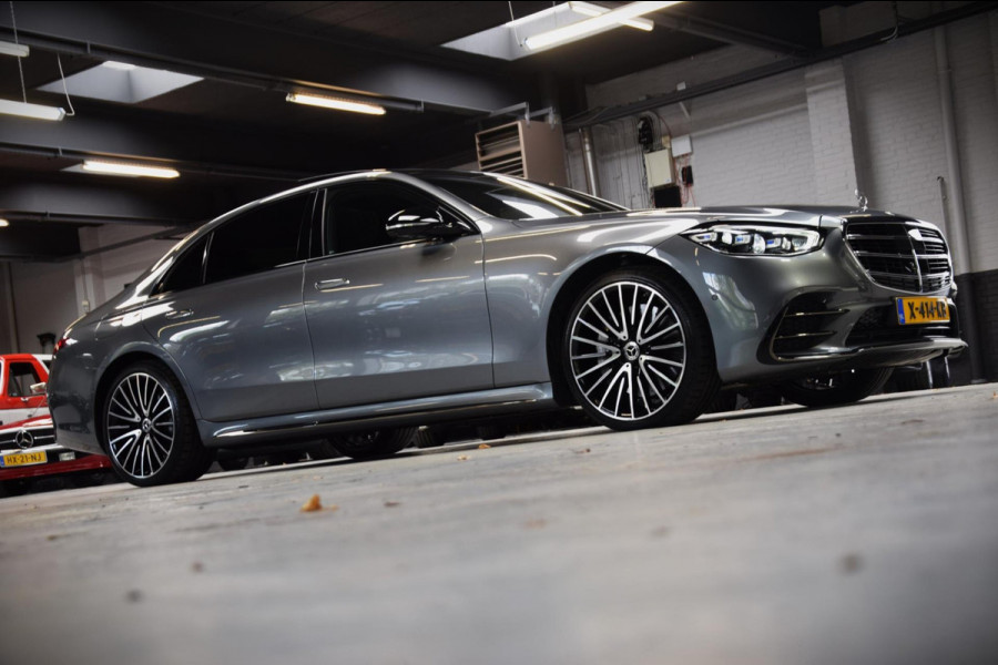 Mercedes-Benz S-Klasse 580 e 4MATIC Lang AMG Line Panoramadak|Org.NL|Dealer Onderhouden|BTW|Achterass-besturing