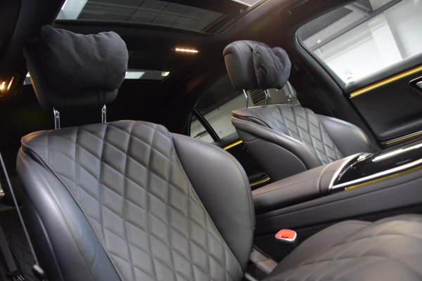 Mercedes-Benz S-Klasse 580 e 4MATIC Lang AMG Line Panoramadak|Org.NL|Dealer Onderhouden|BTW|Achterass-besturing
