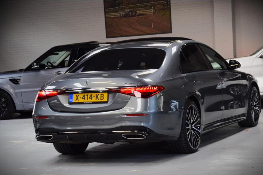 Mercedes-Benz S-Klasse 580 e 4MATIC Lang AMG Line Panoramadak|Org.NL|Dealer Onderhouden|BTW|Achterass-besturing