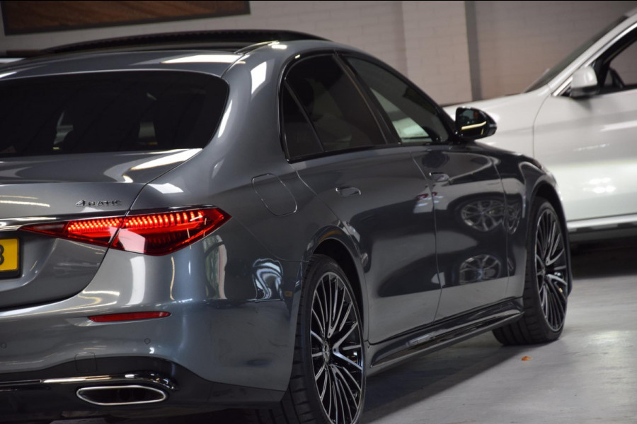 Mercedes-Benz S-Klasse 580 e 4MATIC Lang AMG Line Panoramadak|Org.NL|Dealer Onderhouden|BTW|Achterass-besturing