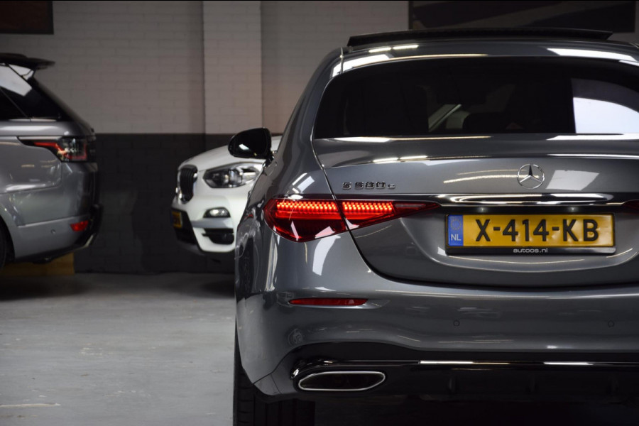 Mercedes-Benz S-Klasse 580 e 4MATIC Lang AMG Line Panoramadak|Org.NL|Dealer Onderhouden|BTW|Achterass-besturing