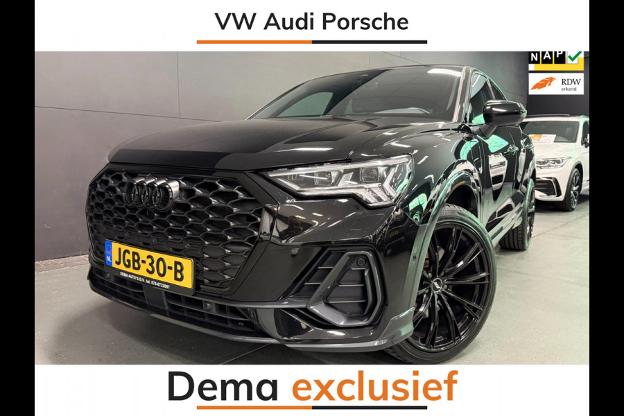Audi Q3 Sportback 45 TFSI e 2 X S-LINE BLACK-LINE 20'' NAVI/M-STOELEN/DAB/CAM/A-CRUISE/ECC/PDC///