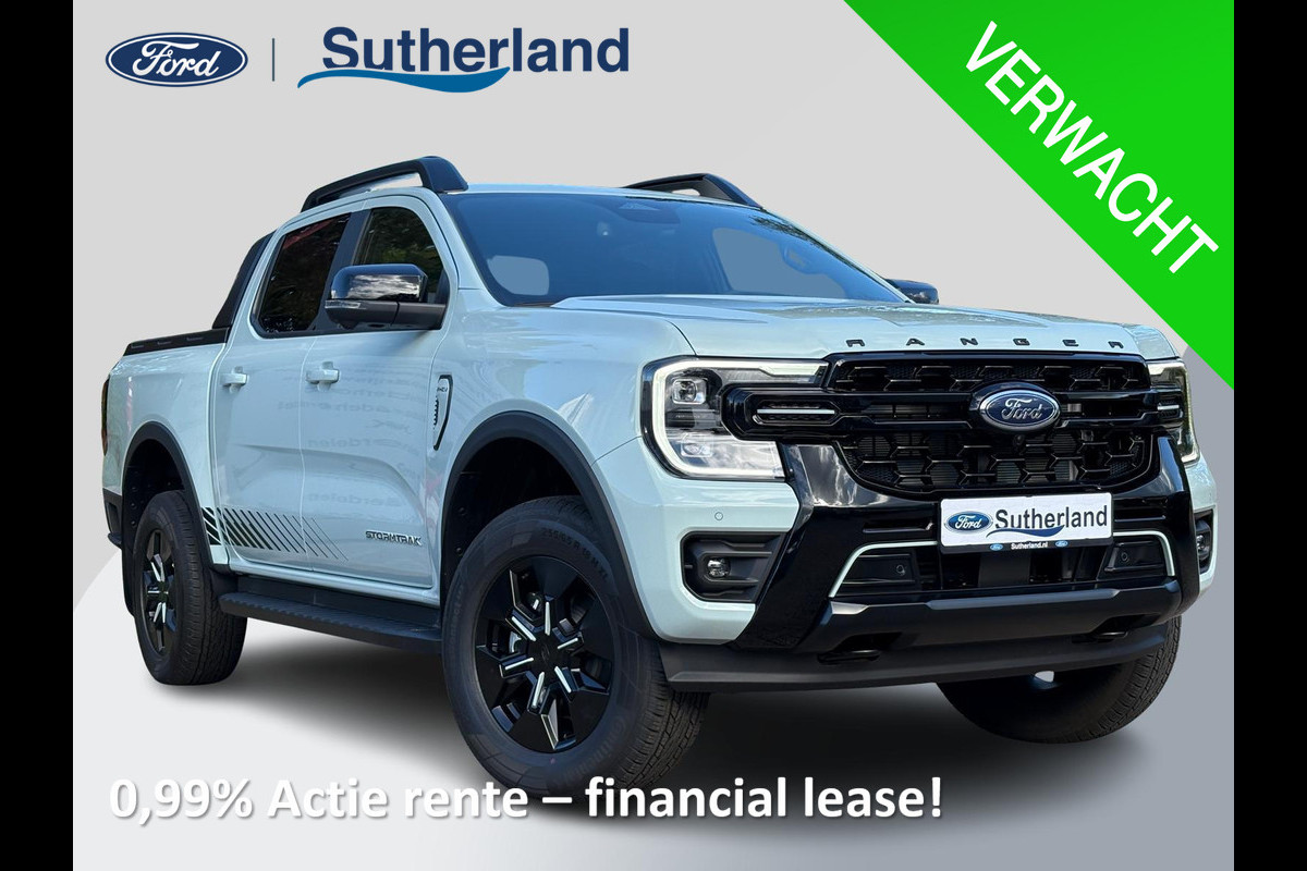 Ford Ranger 2.3 PHEV Stormtrak Double Cab 281pk | 5 persoons! | Technology Pack Plus Trailer | Cargo Area Pack | Power Rollertop | Prijs excl. BTW incl. BPM | laadkabel mode 3 16A