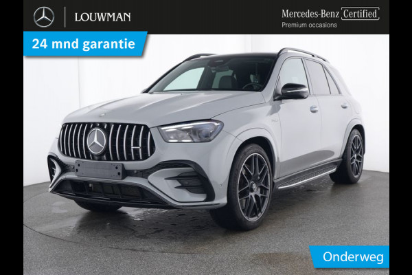 Mercedes-Benz GLE AMG 53 Hybrid 4MATIC+ AMG  | Night Pakket | 22 Inch AMG Velgen | Distronic | Trekhaak | Panorama Schuif-Kanteldak. Inclusief 24 maanden MB Certified garantie voor Europa.