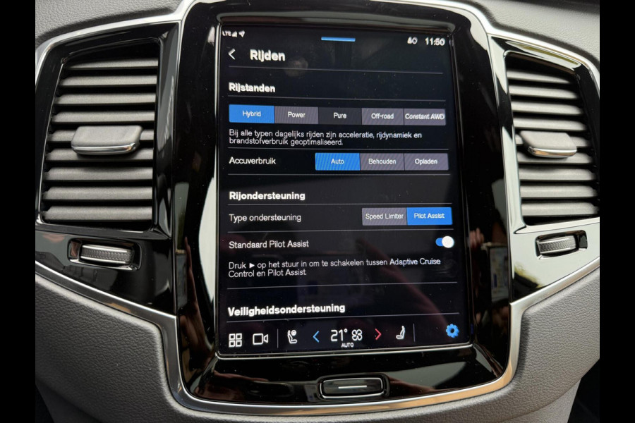 Volvo XC90 2.0 T8 Recharge AWD Ultimate Bright 7P TREKHAAK PANORAMADAK LEER