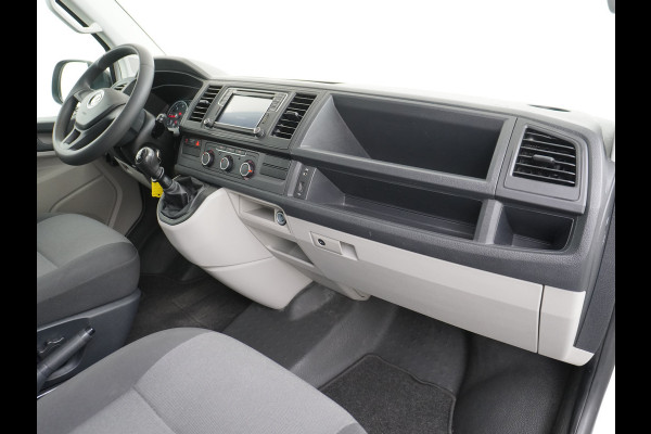 Volkswagen Transporter 2.0TDI L2H1 DUBBELE CABINE Apple Carplay Android Auto Trekhaak Airco Comfortline Betonplex Vloer Lat om Lat betimmering Euro 6 Schuifdeur Origineel Nederlandse Auto