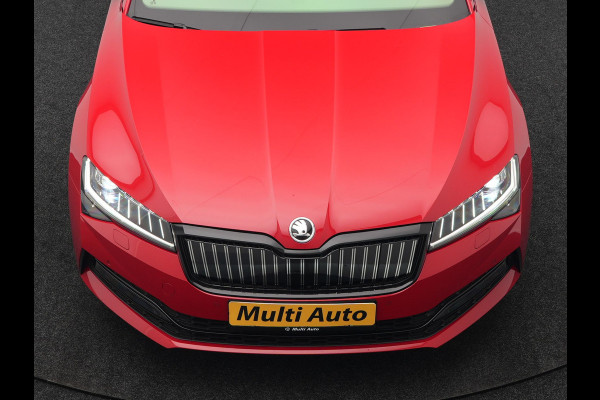 Škoda Superb Combi 1.4 TSI iV Sportline Business Plug In Hybrid 218pk Dealer O.H PHEV | Trekhaak Af Fabriek | Panodak | Adaptive Cruise | Canton Audio | Alcantara Sportstoelen Memory & Verwarmd | 360 | Apple Carplay | Blis | Stuur Verwarmd | Virtual | Navigatie | DAB |