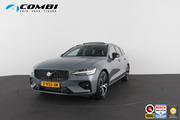 Volvo V60 2.0 B3 Plus Dark > Standkachel/Pano.schuif/Trekhaak/360 camera/Harman Kardon